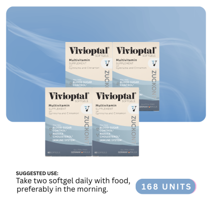 VIVIOPTAL ZUCKONT 168 UNITS MASTERPACK (60 SOFTGEL)