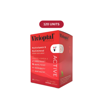 VIVIOPTAL ACTIVE 120 UNITS MASTERPACK (90 SOFTGELS)